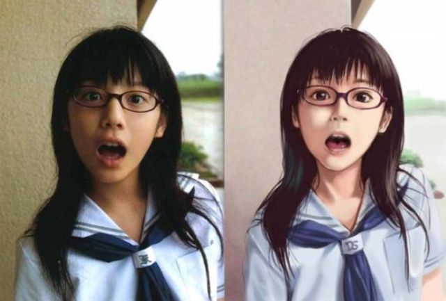 Anime Replicas of Real Life Girls