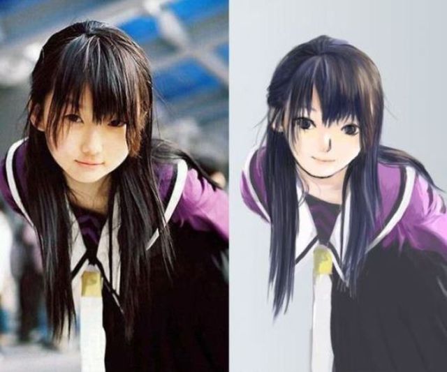 Anime Replicas of Real Life Girls