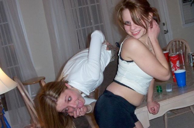 Beer Pong Gets Heated with These Girls