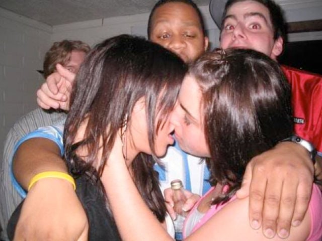 Beer Pong Gets Heated with These Girls