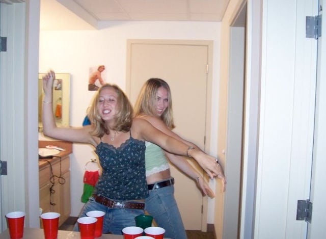Beer Pong Gets Heated with These Girls