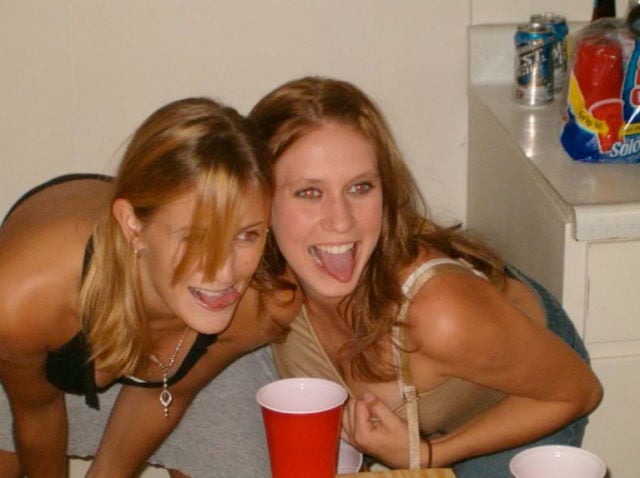 Beer Pong Gets Heated with These Girls