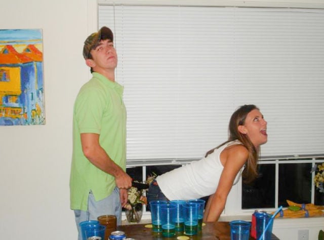 Beer Pong Gets Heated with These Girls