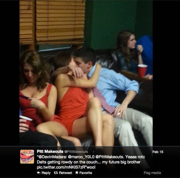 Twitter’s Top College Make-Outs Pics