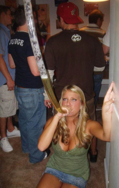 Binge Drinking Beer-Bonging Babes