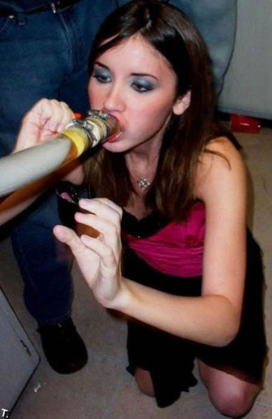 Binge Drinking Beer-Bonging Babes
