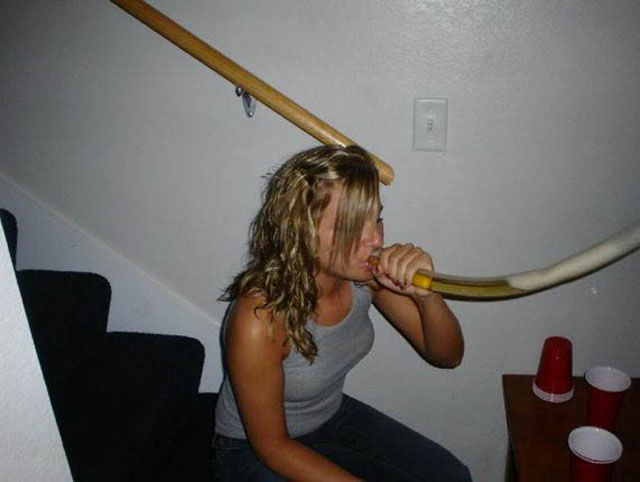 Binge Drinking Beer-Bonging Babes