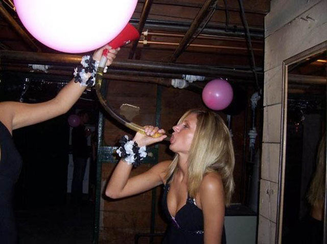 Binge Drinking Beer-Bonging Babes