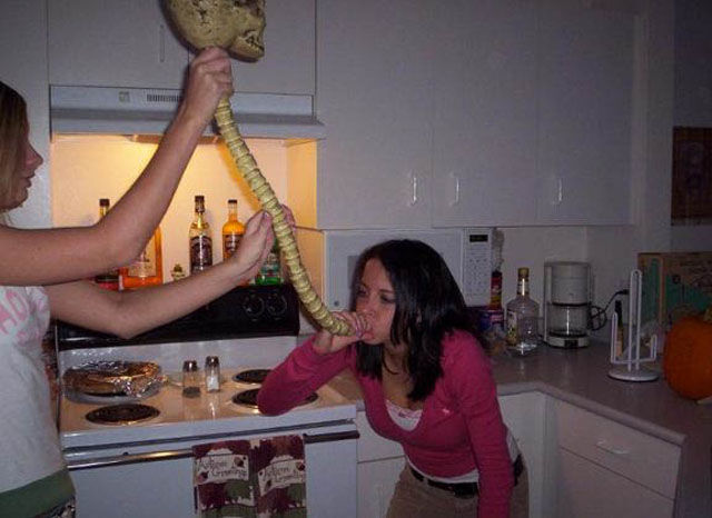 Binge Drinking Beer-Bonging Babes