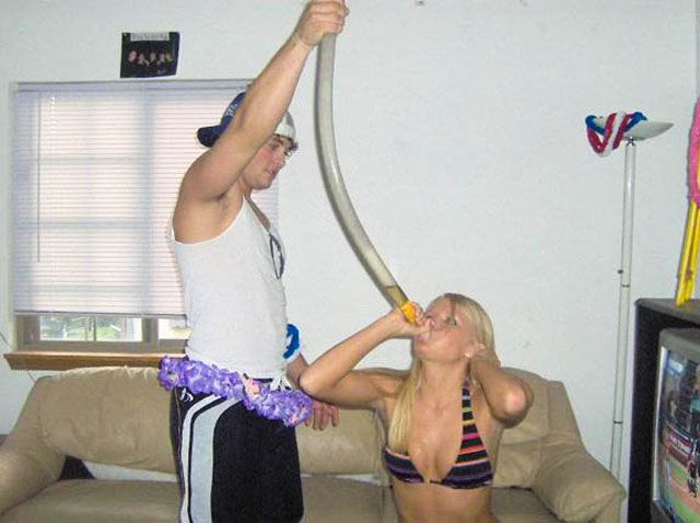 Binge Drinking Beer-Bonging Babes