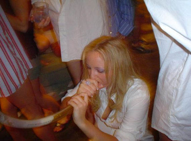 Binge Drinking Beer-Bonging Babes