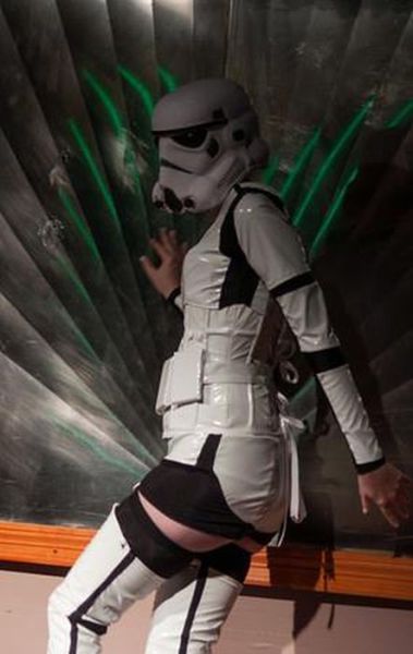 A Sexy Storm Trooper Does Burlesque