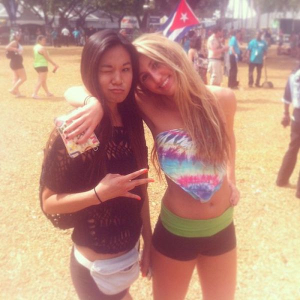 Babes Rocking Out at the Ultra Music Festival