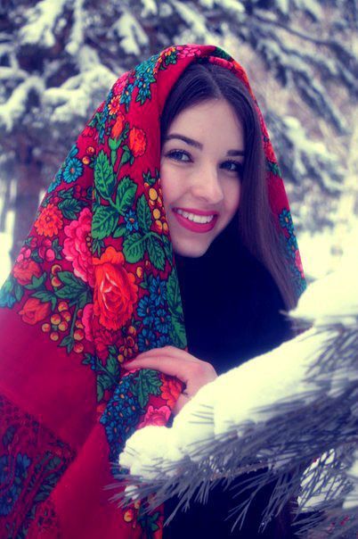 Beautiful Slavic Girls in Traditional Outfits
