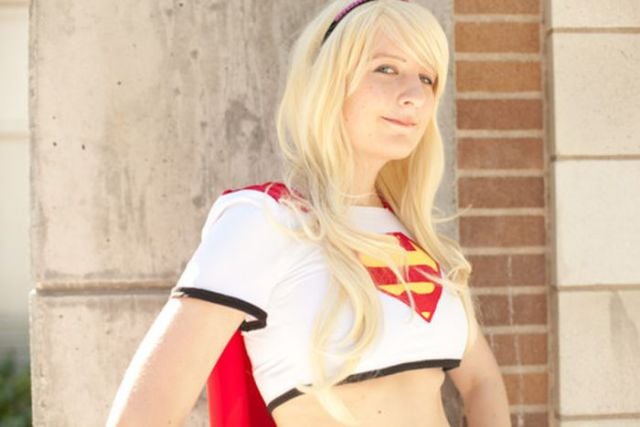 Cute Girls in Sexy Supergirl Costumes