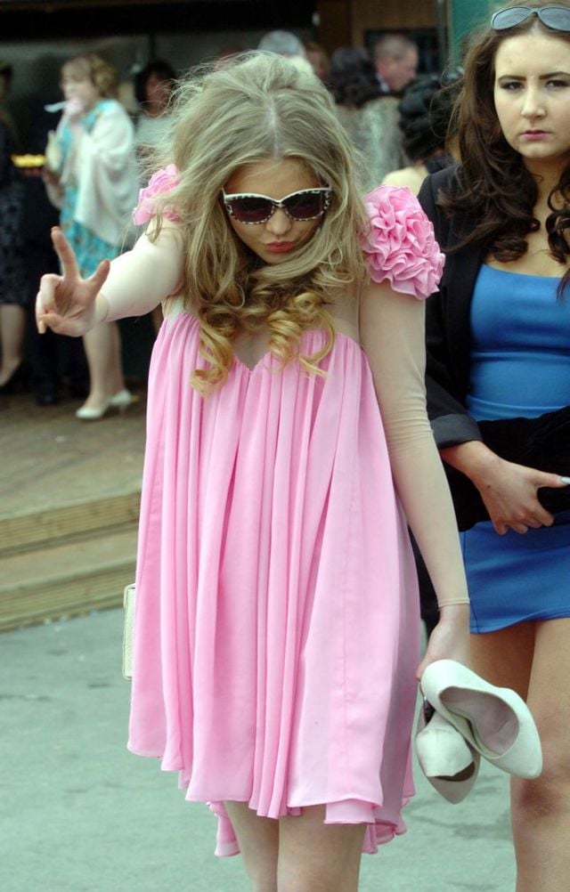 British Girls Get Dolled Up for Ladies Day Debauchery