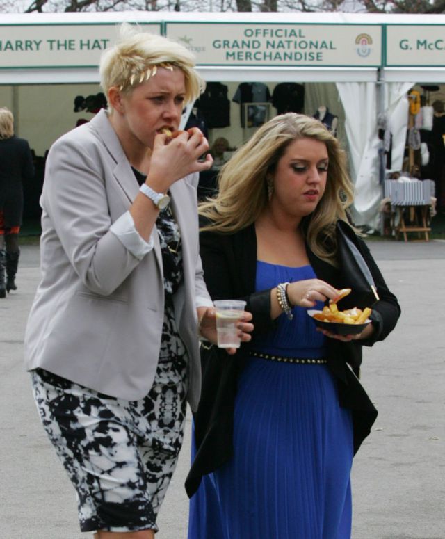 British Girls Get Dolled Up for Ladies Day Debauchery