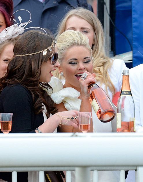 British Girls Get Dolled Up for Ladies Day Debauchery