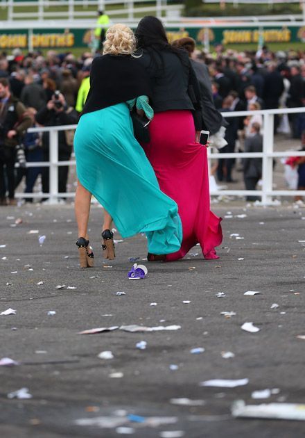 British Girls Get Dolled Up for Ladies Day Debauchery