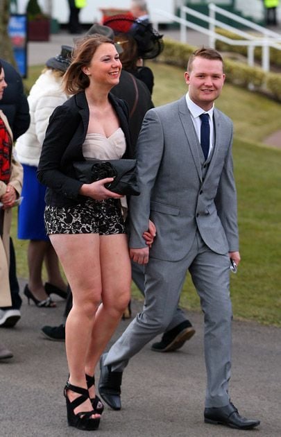 British Girls Get Dolled Up for Ladies Day Debauchery