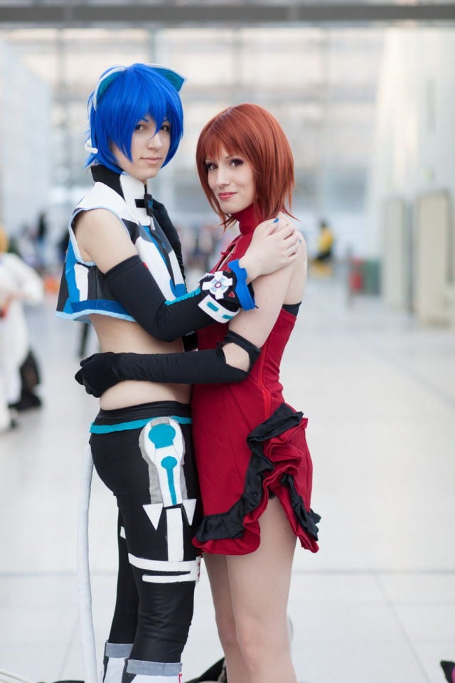 Cosplay Girls at Leipsiger Buchmesse 2013