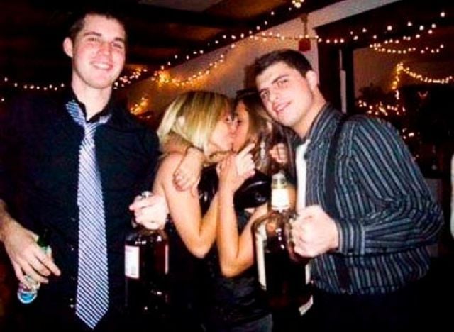 Classic Photobombs of Drunk Girls Kissing Each Other