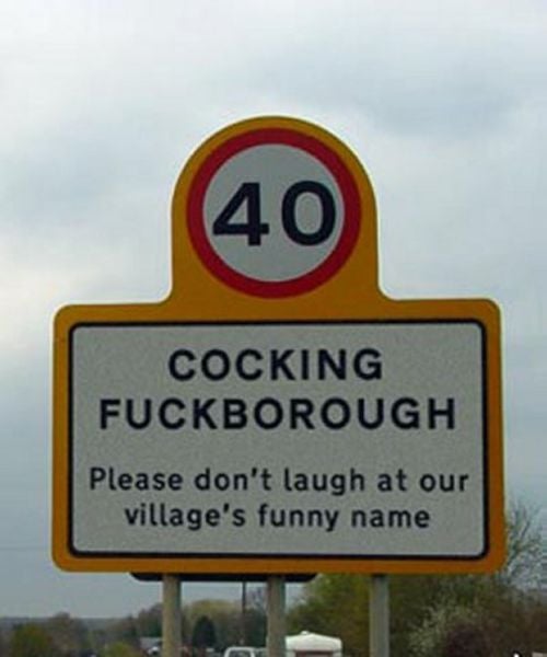 Places That Have Excruciatingly Embarrassing Names