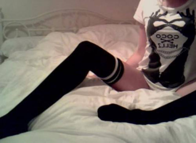 Cute Girls Rocking Thigh High Socks