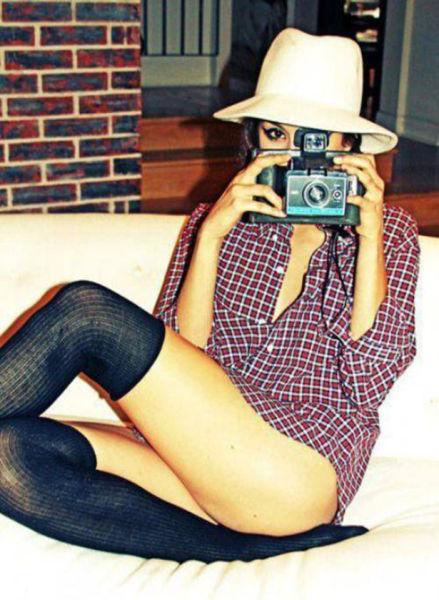 Cute Girls Rocking Thigh High Socks