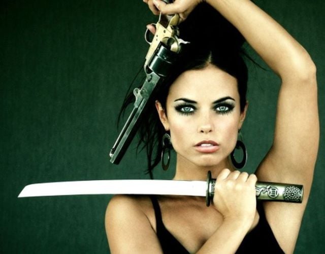Sexy Weapon Wielding Ladies