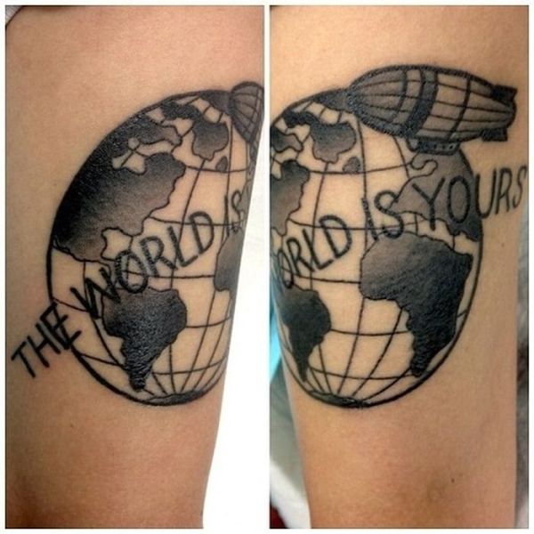 Terrific Travel Lovers Tattoo Art