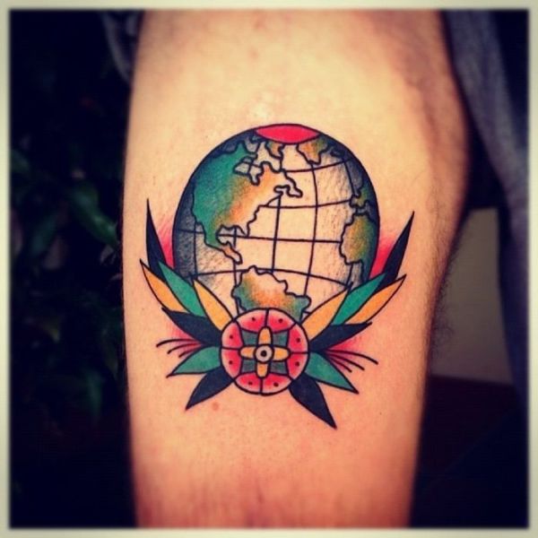 Terrific Travel Lovers Tattoo Art