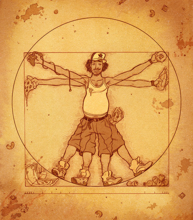 Social Problems Depicted in Cool Cartoon Art