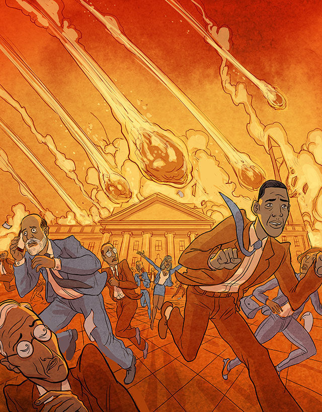 Social Problems Depicted in Cool Cartoon Art