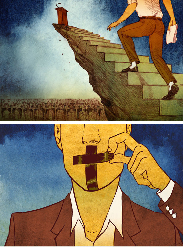 Social Problems Depicted in Cool Cartoon Art