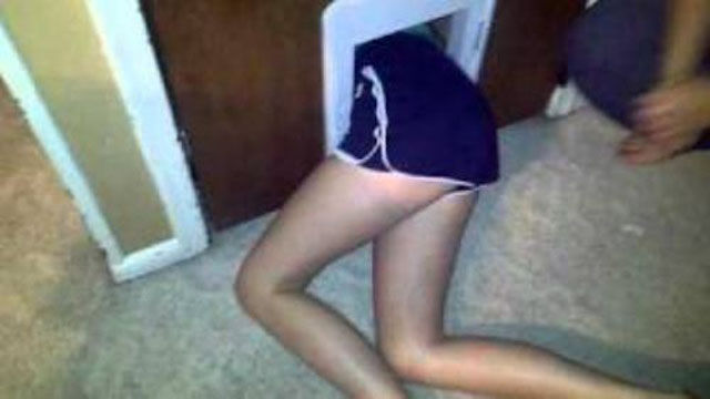 Girls Getting Stuck in the Weirdest Places