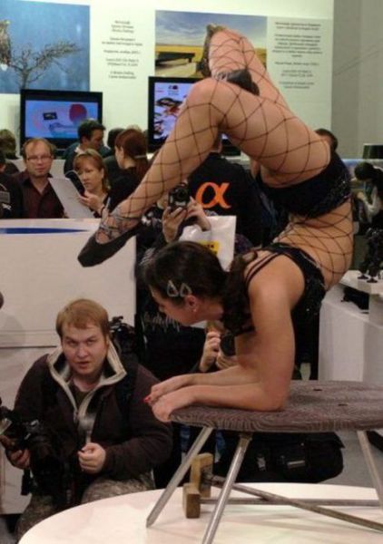 Some Sexy Stretching Girls