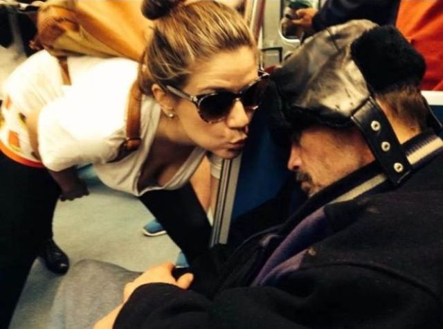 Girls of the No Pants Subway Ride 2014