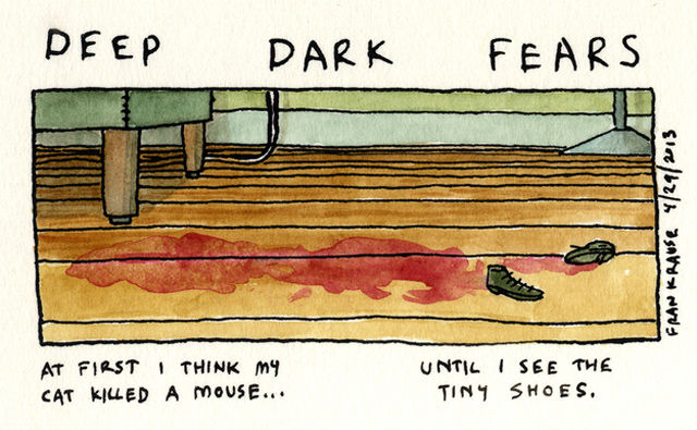 Your Darkest Fears as Creepy Comic Strips