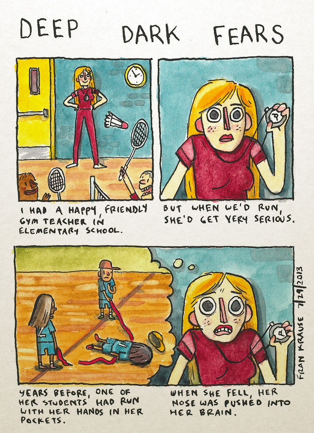 Your Darkest Fears as Creepy Comic Strips