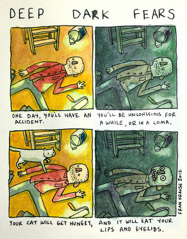 Your Darkest Fears as Creepy Comic Strips