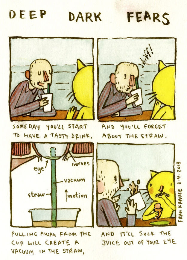 Your Darkest Fears as Creepy Comic Strips