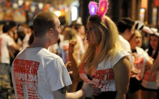 Students Unite for Drunken Debauchery in Liverpool