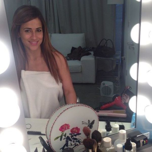 The Beautiful Busty Brunette Who Presents the Weather