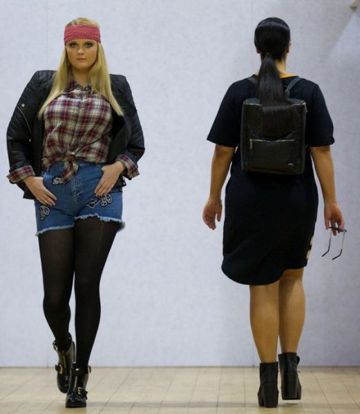 A Catwalk Show for Fuller Bodied Women