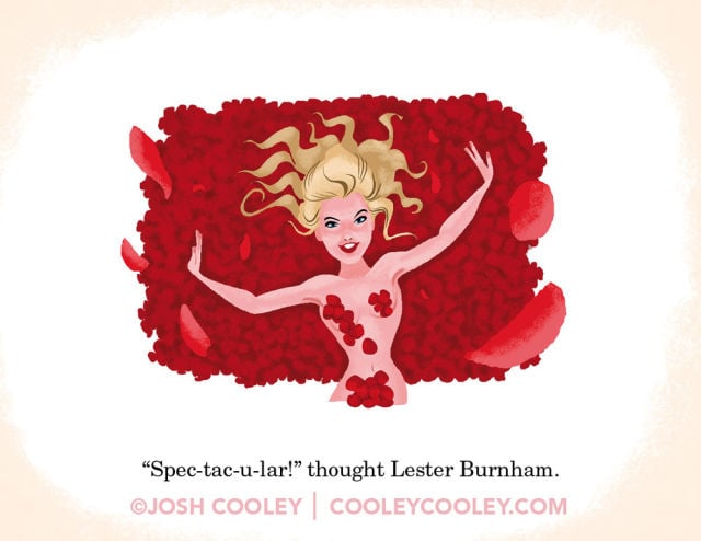 R-Rated Film Scenes Drawn in Pixar Animation Style