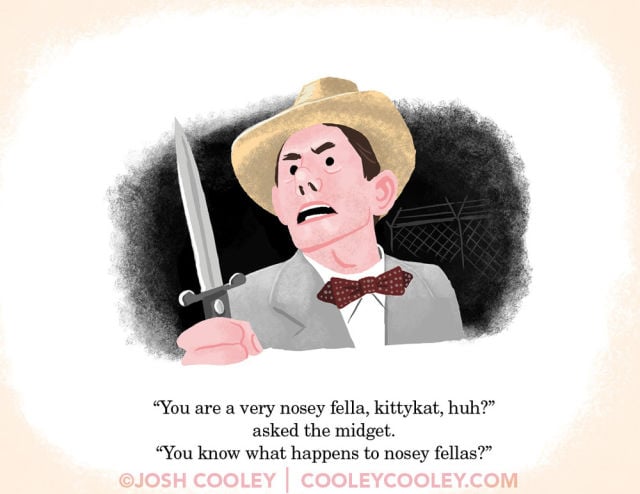 R-Rated Film Scenes Drawn in Pixar Animation Style