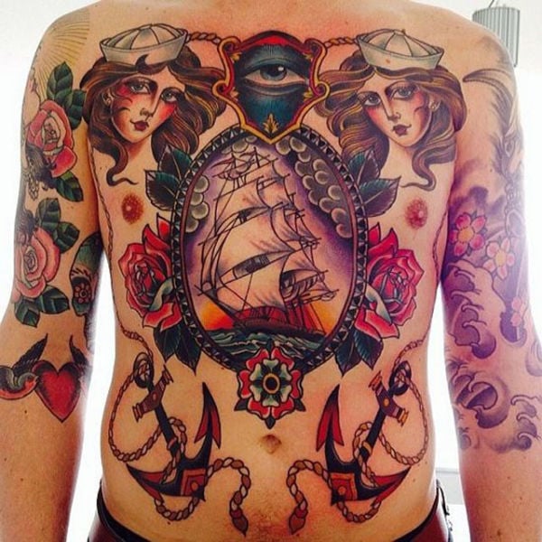 Tattoo Lovers Gather around for Epic Body Art