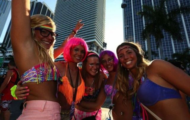 Many Beautiful Babes from the Ultra Music Festival
