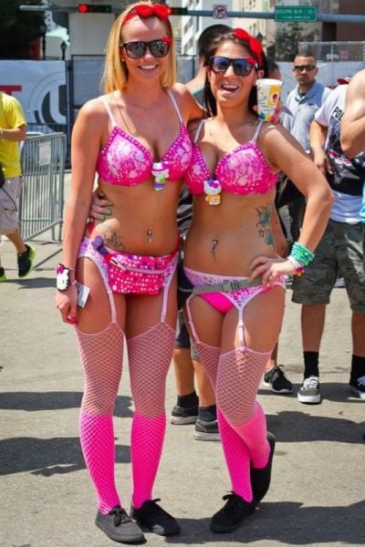 Many Beautiful Babes from the Ultra Music Festival